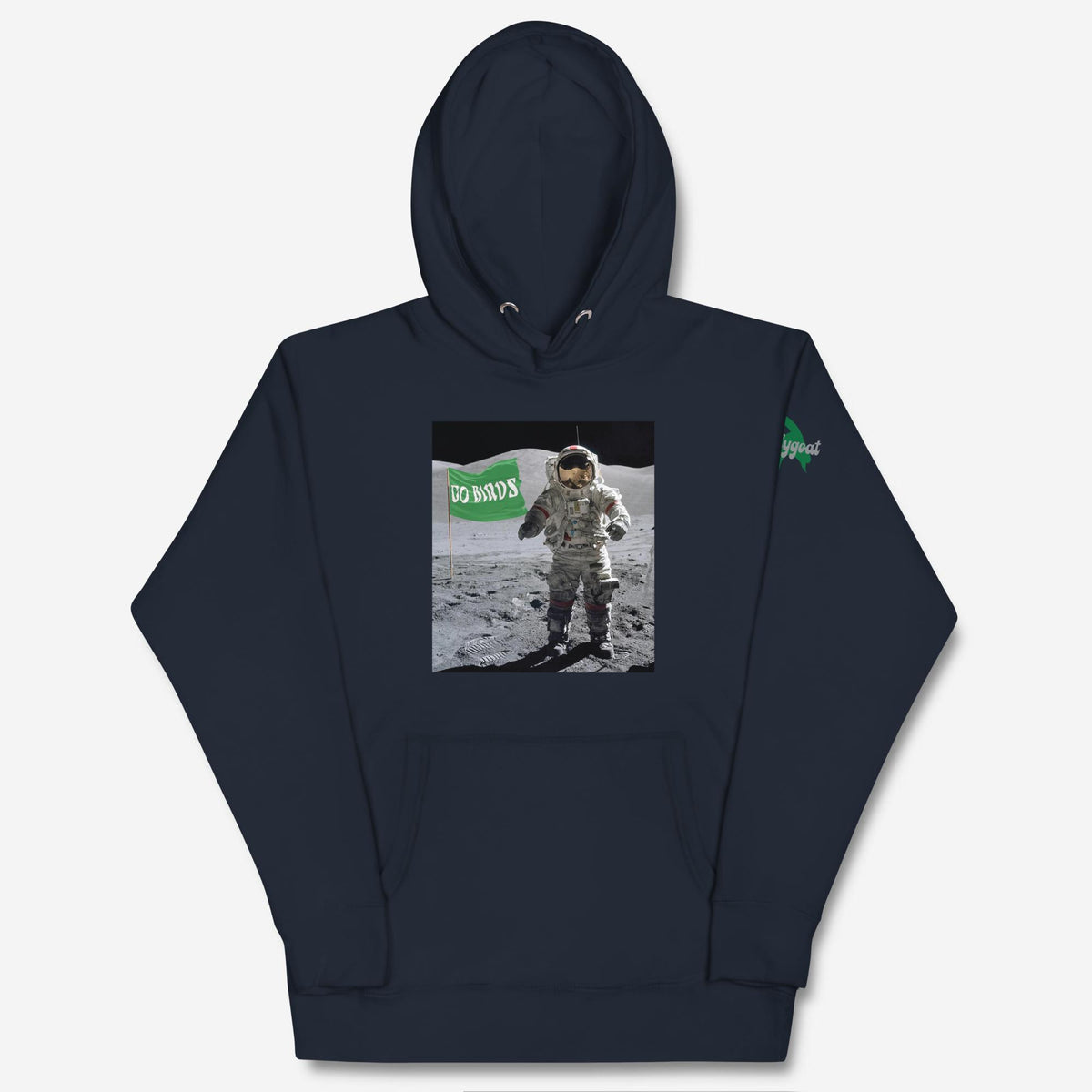 "Moon Man Birds Fan" Hoodie