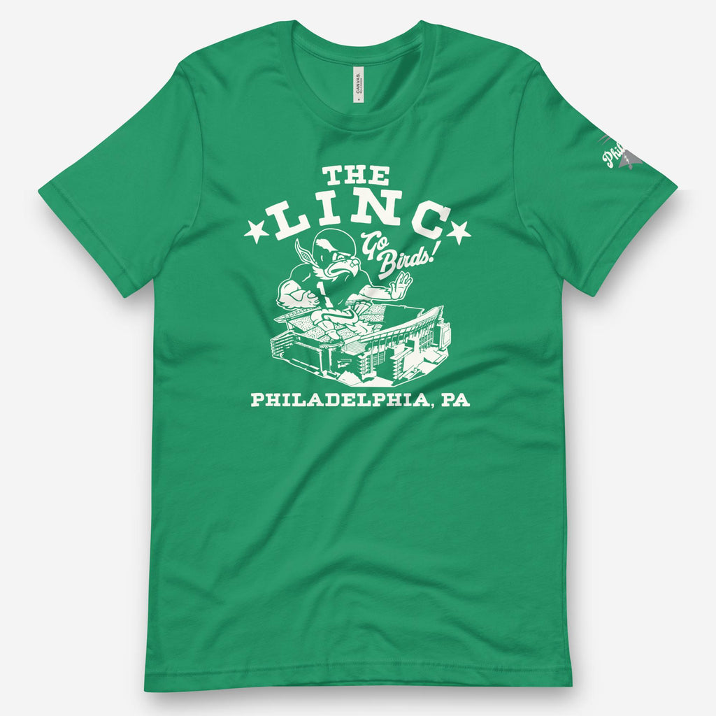 The Linc Tee | Philadelphia Eagles | Phillygoat Citron / S