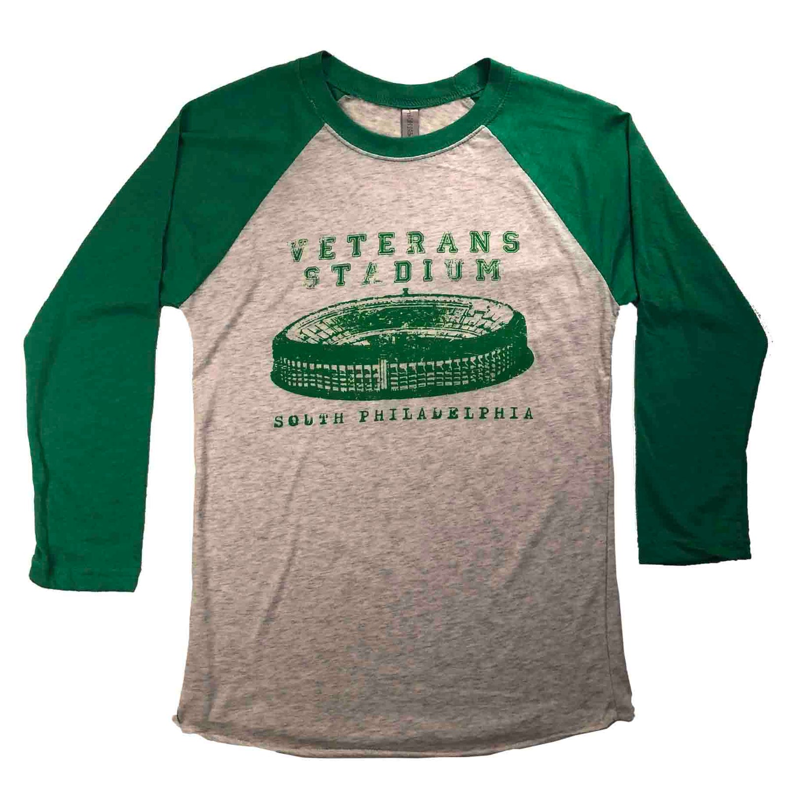 "Veterans Stadium" Long Sleeve Raglan Tee