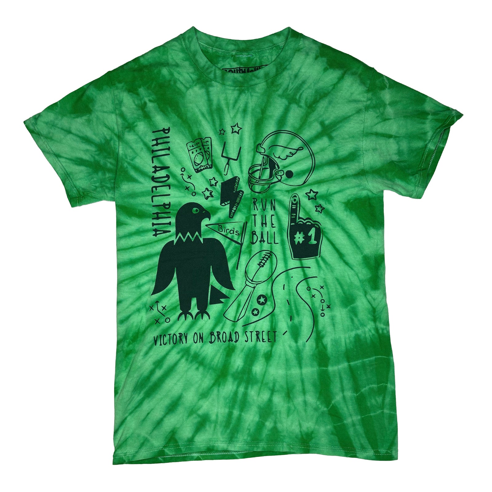 "Victory On Broad" Tie-Dye Tee