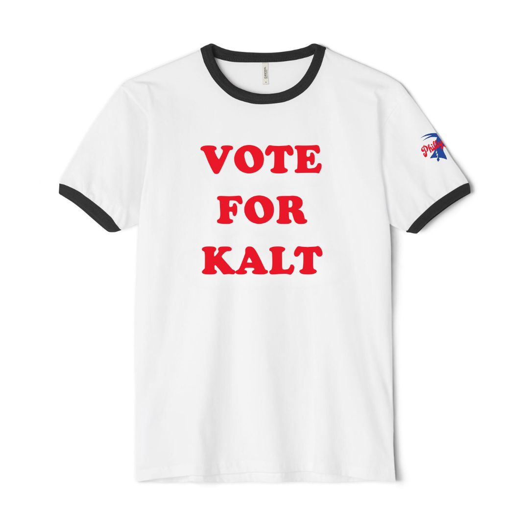 "Vote for Kalt" Vintage Ringer T-Shirt