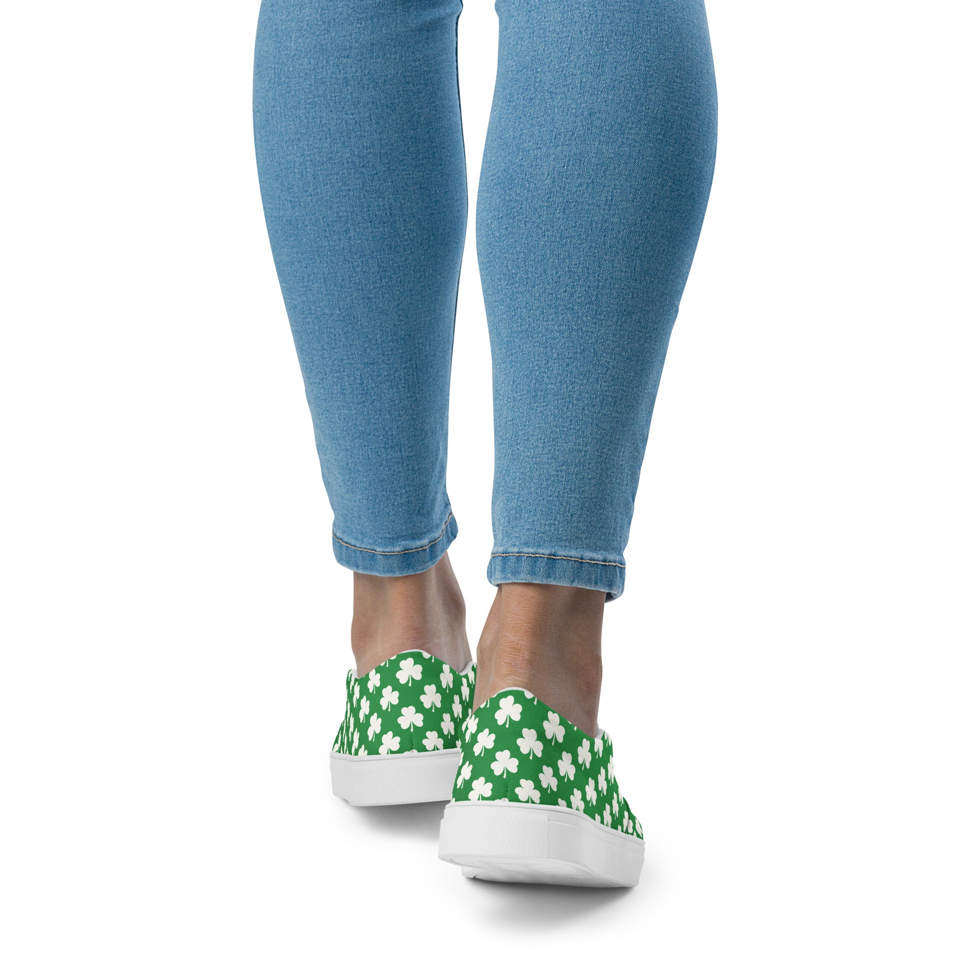 The McGillins Women’s Slip-On Canvas Shoes | Irish Shamrock St. Paddy's Day
