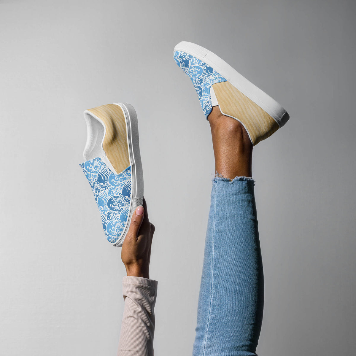 "The Ocean City's" Women’s Slip-on Canvas Shoes