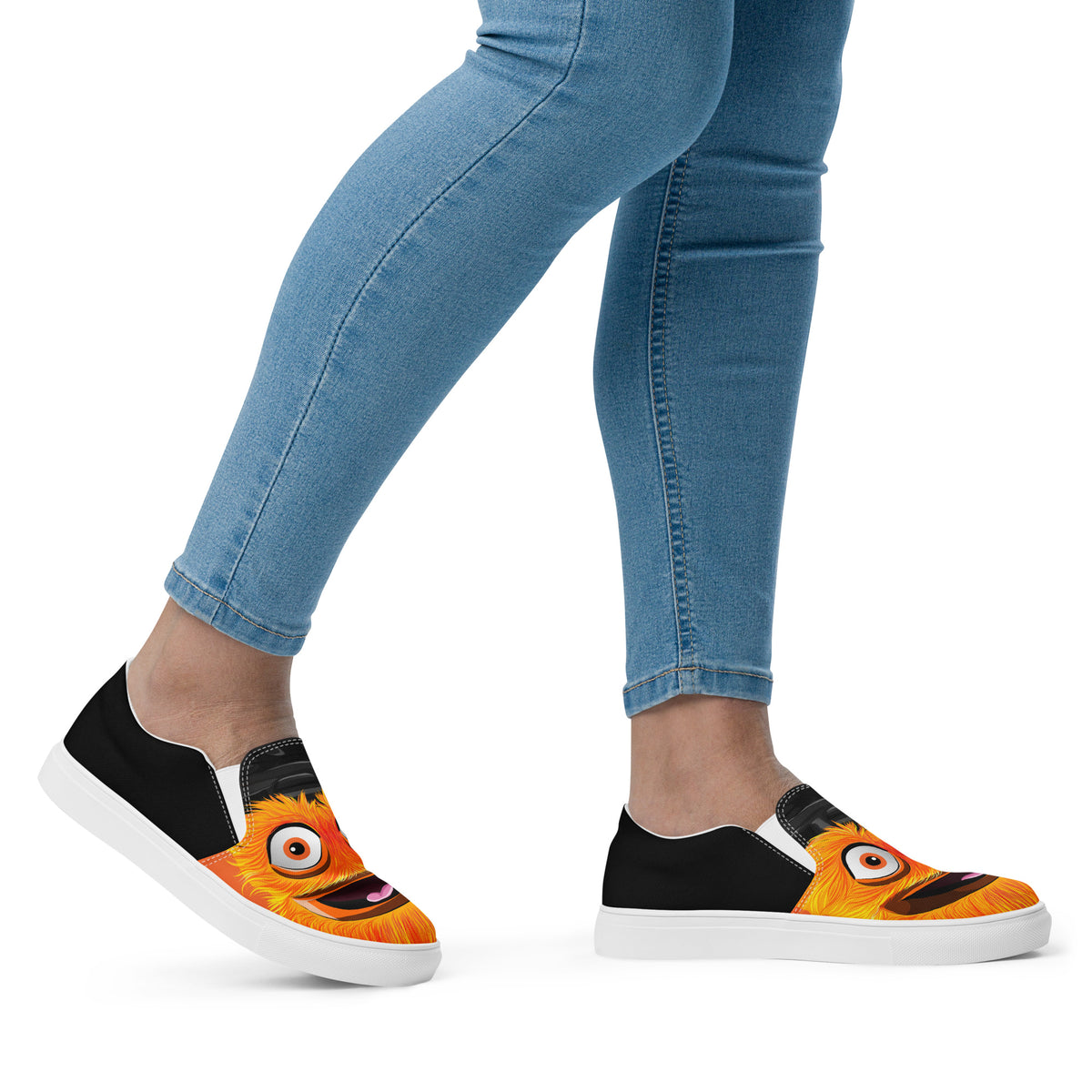 The "Ice Monsters" Women’s Slip-on Canvas Shoes