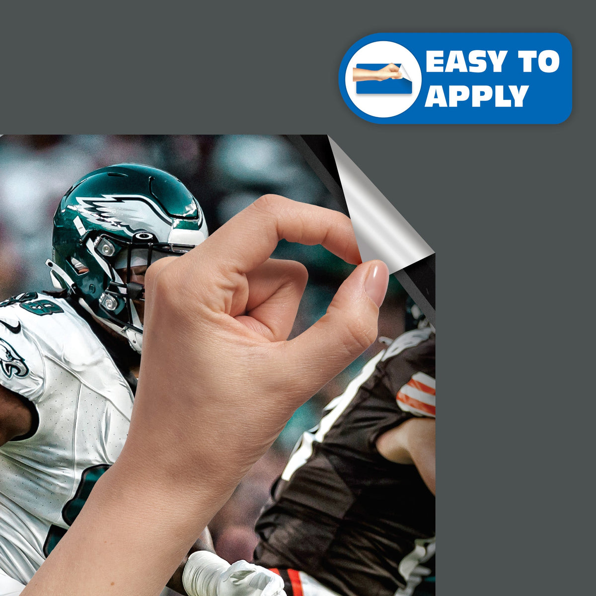 Jalen Carter - RealBig Collection - Official NFL - Philadelphia Eagles - Reusable Vinyl Wall Decals