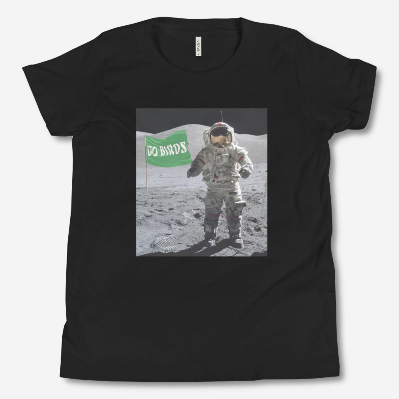 "Moon Man Birds Fan" Youth Tee