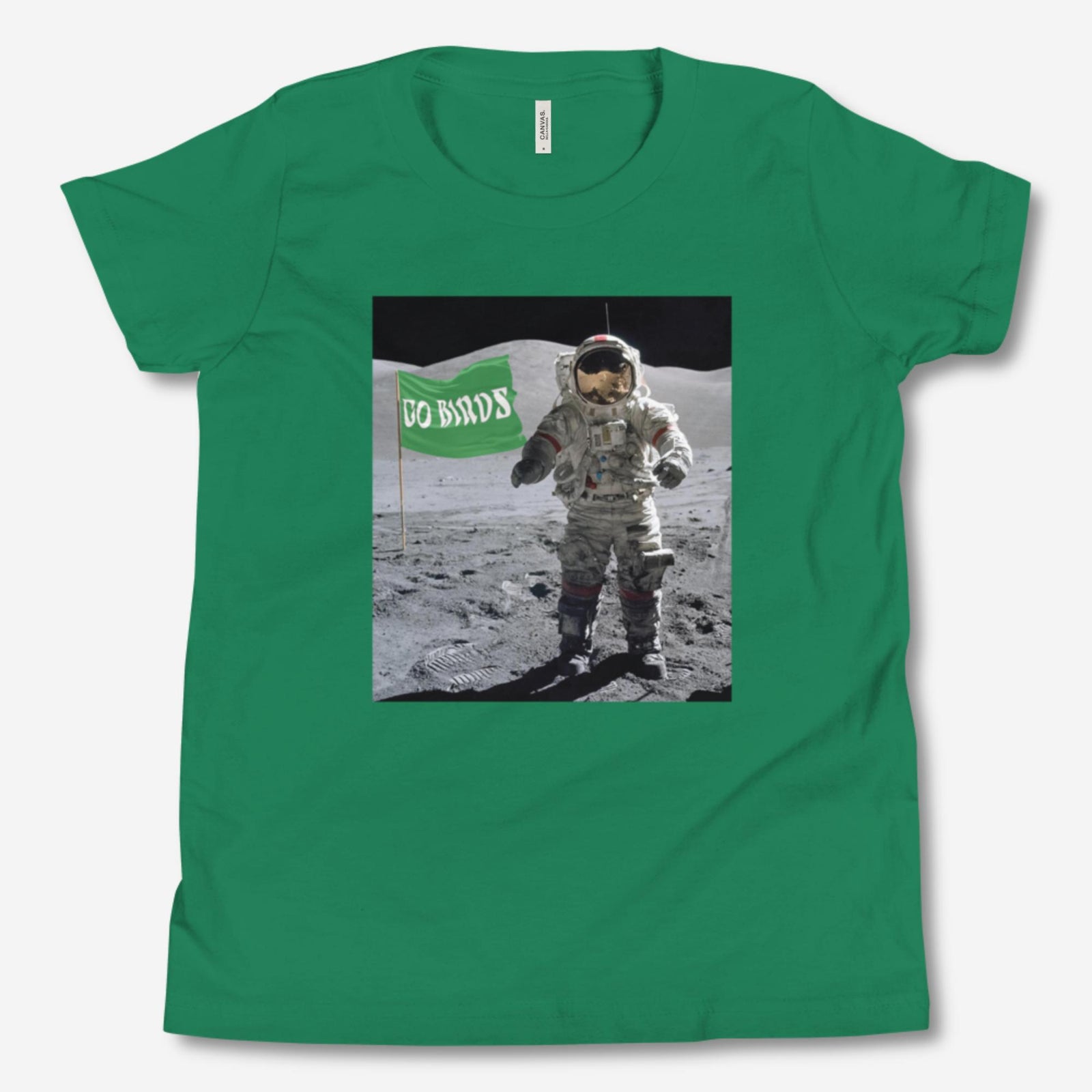 "Moon Man Birds Fan" Youth Tee