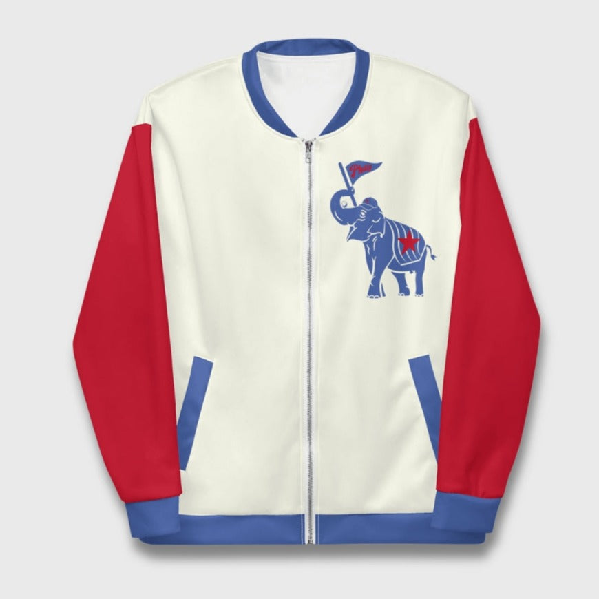 &quot;Old School Philadelphia Baseball Elephant&quot; Premium Track Jacket