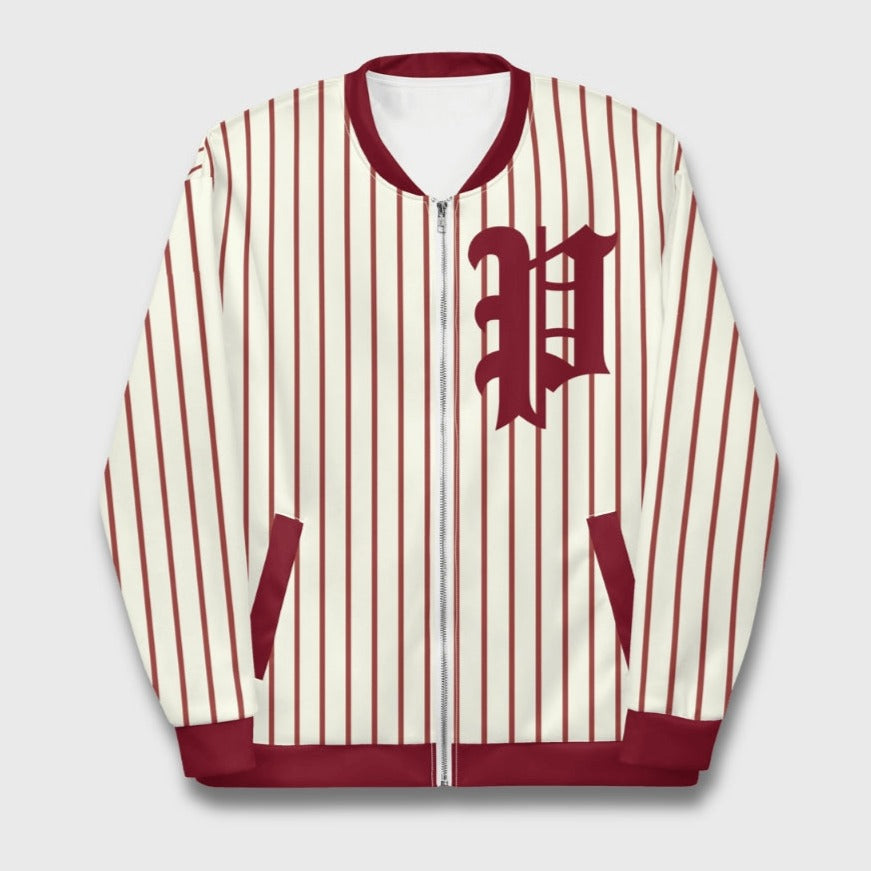 &quot;Old School Pinstripe Philadelphia Baseball&quot; Premium Track Jacket