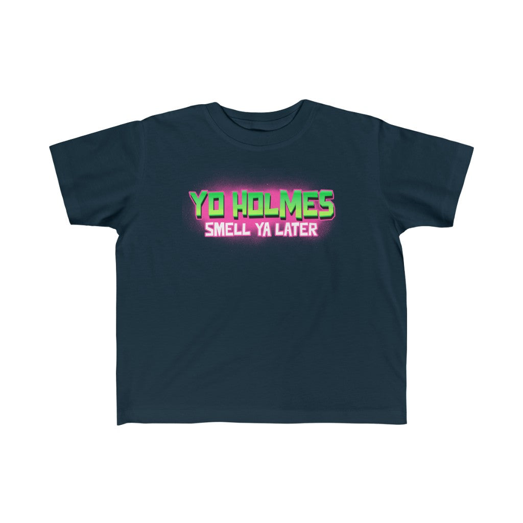 Fresh Prince of Bel-Air yo holmes smell ya later navy blue kids t-shirt from Phillygoat