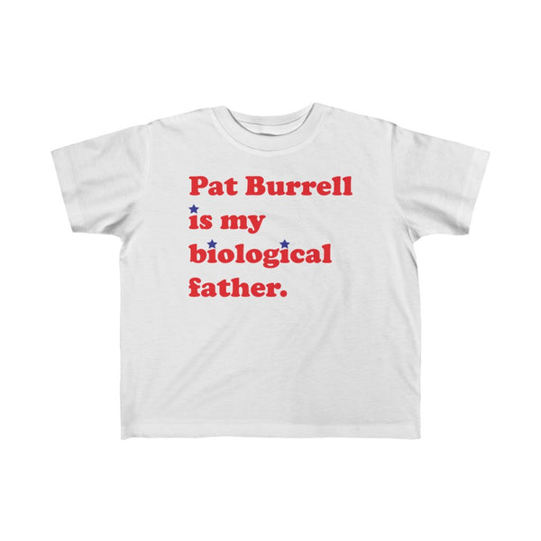 Printify Pat Burrell Is My Biological Father Kids T-Shirt | Philadelphia Baseball | phillygoat Black / 5-6T