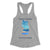 Jersey Shore state of mind heather grey womens racerback tank top from Phillygoat
