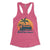 Life is better down the shore Jersey Shore hot pink womens racerback tank top from Phillygoat