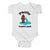 Philadelphia fire hydrant Philly wooder park on a white baby onesie from phillygoat