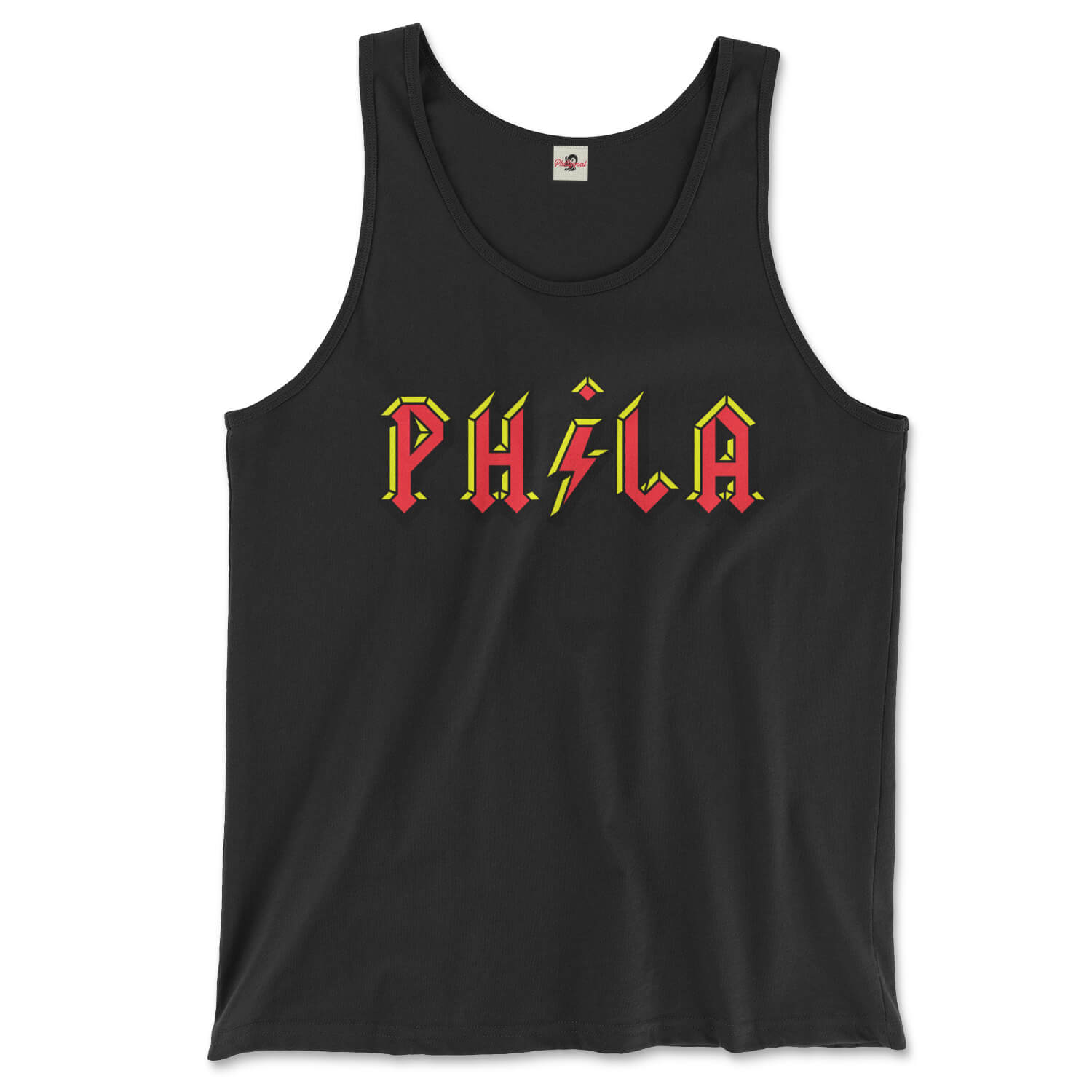 philadelphia acdc phila black tank top from phillygoat