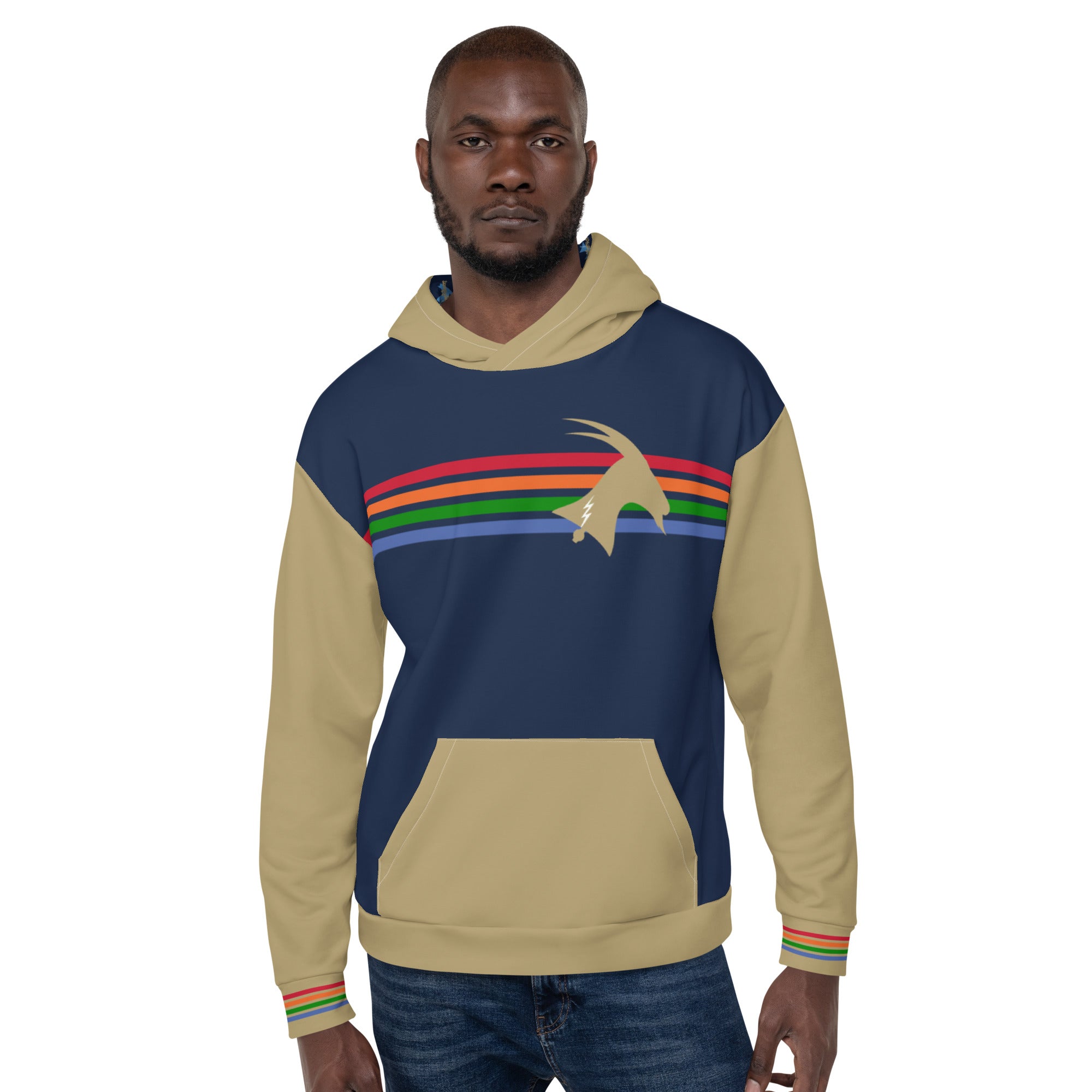 "Phillygoat Spectrum Vibes" All-Over Hoodie