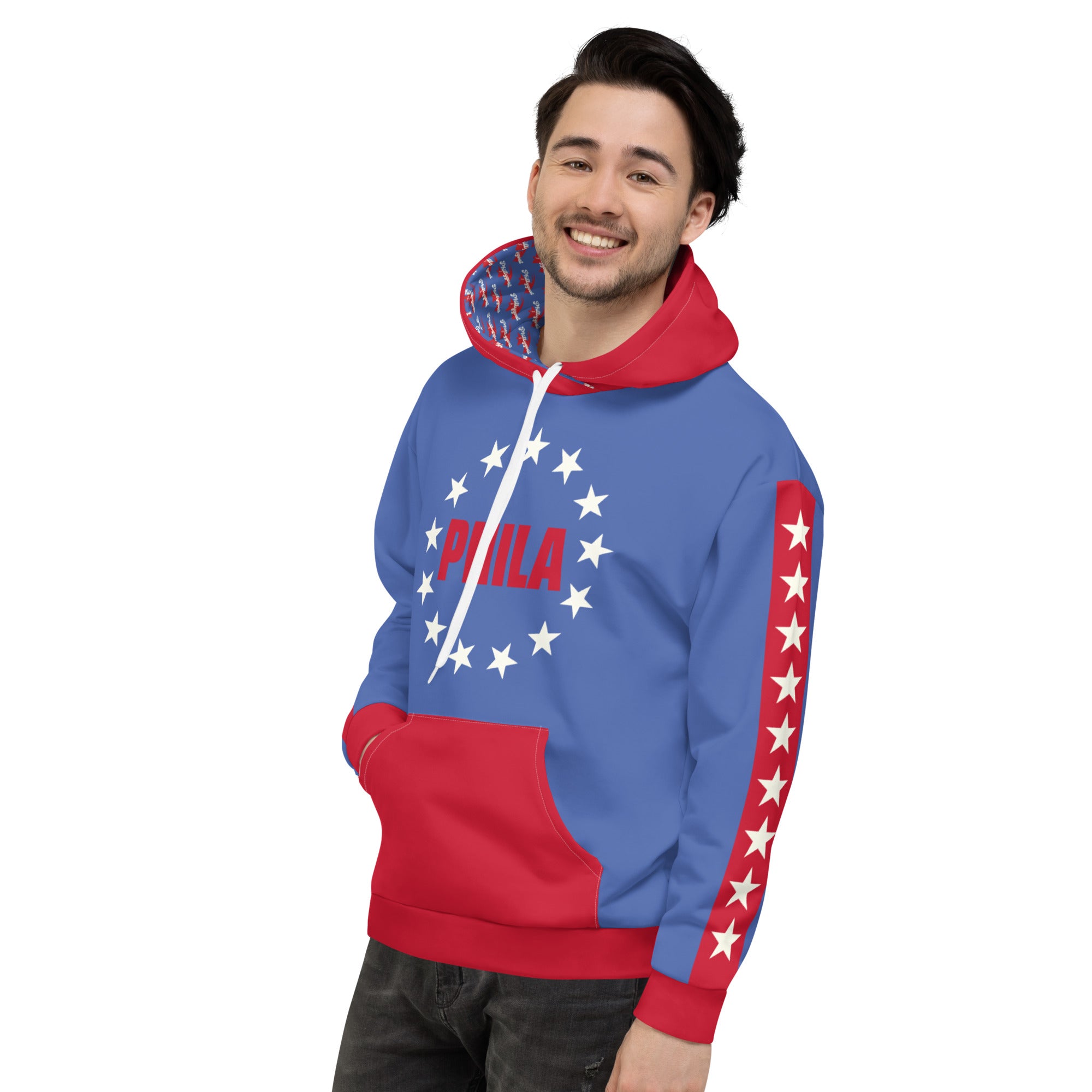 Vintage Retro Philly Basketball Jersey Hoodie