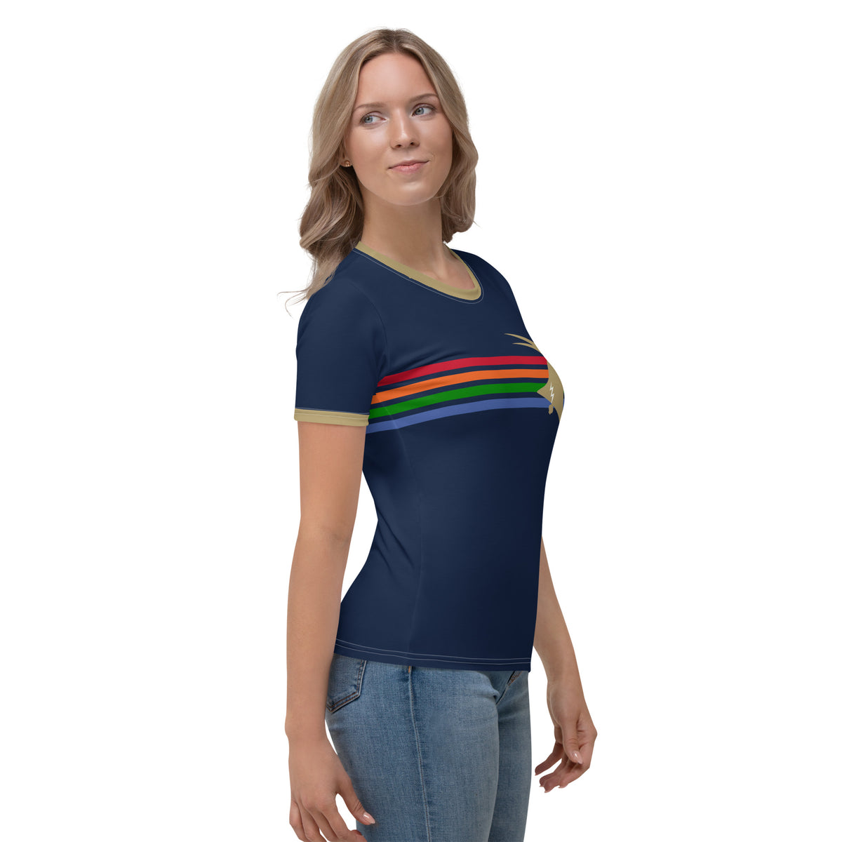"Phillygoat Spectrum Vibes" Women's Premium Jersey Tee