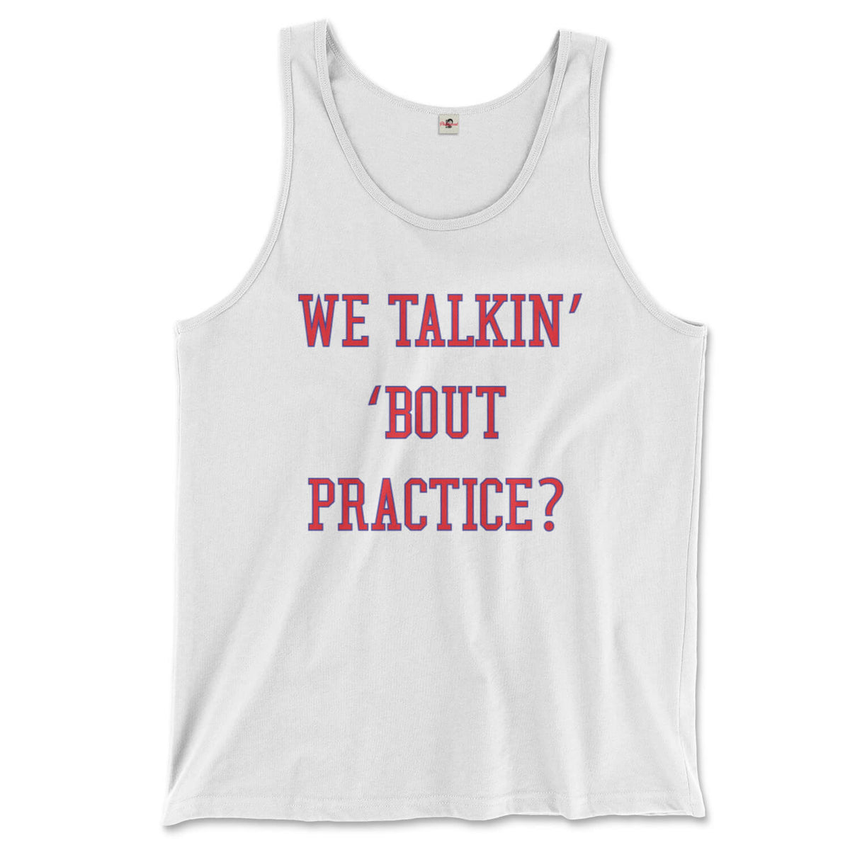 we talkin bout practice allen iverson philadelphia 76ers sixers white tank top from phillygoat