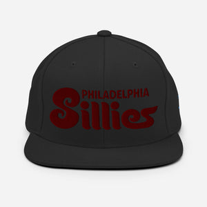 Philadelphia Sillies Snapback Hat | Philadelphia Baseball | phillygoat Black