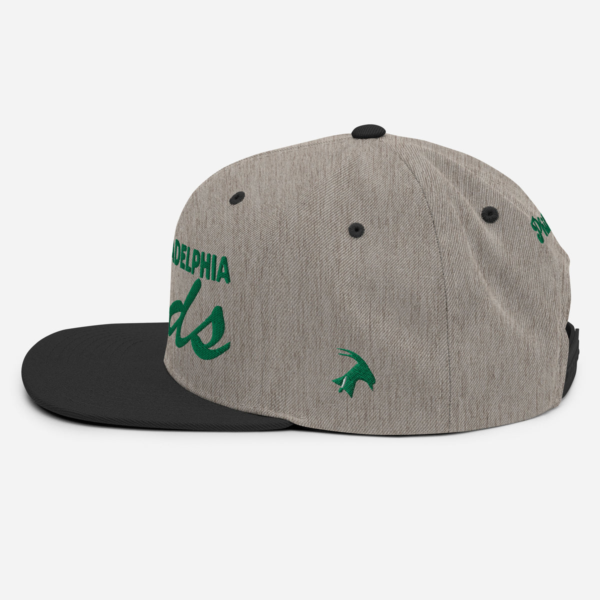 Birds Trucker Hat | Philadelphia Eagles | Phillygoat Silver/ Black