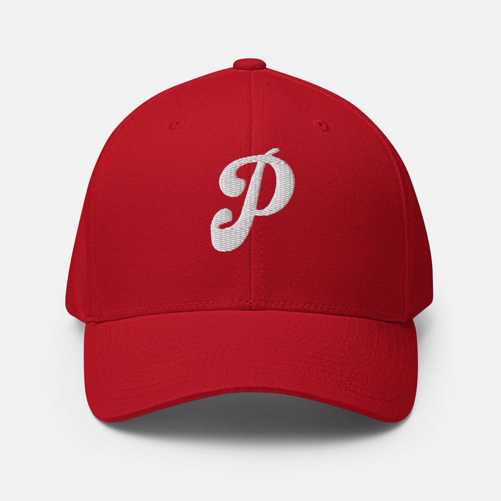 Red store flexfit hat