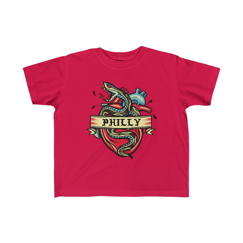 Pat Burrell Is My Biological Father Kids T-Shirt | Philadelphia Baseball | phillygoat Heather / 3T