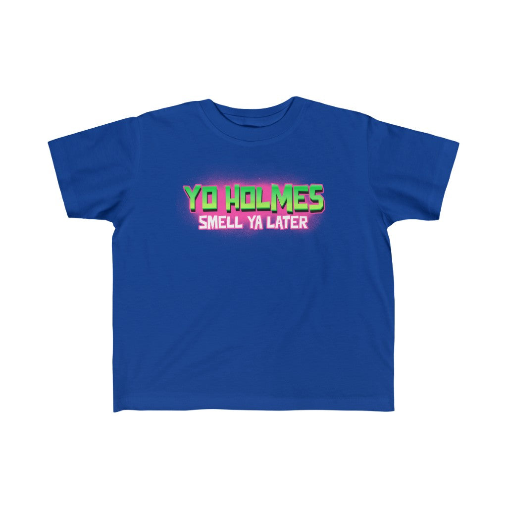 Fresh Prince of Bel-Air yo holmes smell ya later royal blue kids t-shirt from Phillygoat