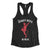 The Jersey Devil Is Real womens black racerback tank top from Phillygoat