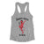 The Jersey Devil Is Real womens heather grey racerback tank top from Phillygoat