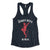 The Jersey Devil Is Real womens midnight navy blue racerback tank top from Phillygoat