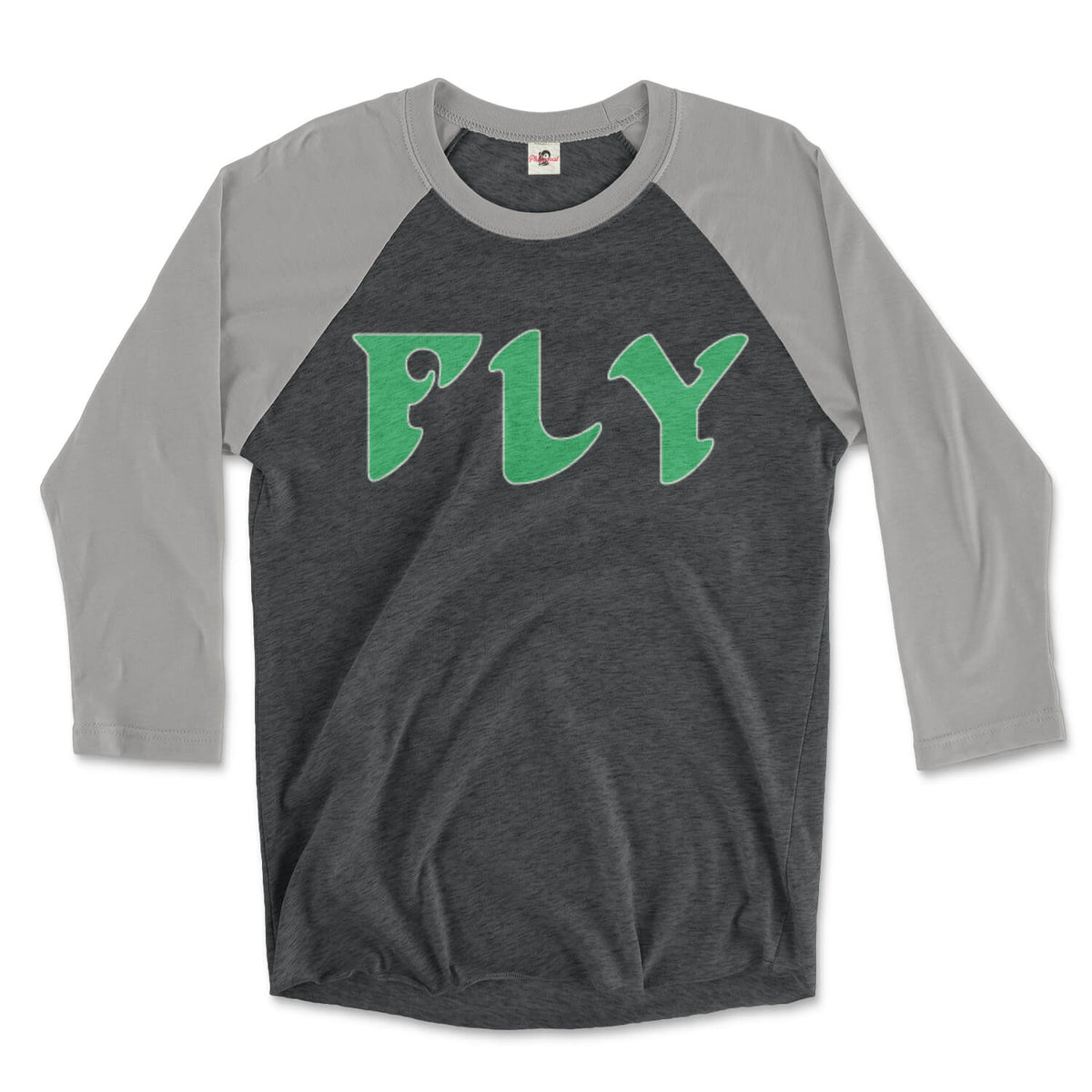 Philadelphia Eagles Fly premium heather and vintage black raglan tee from Phillygoat