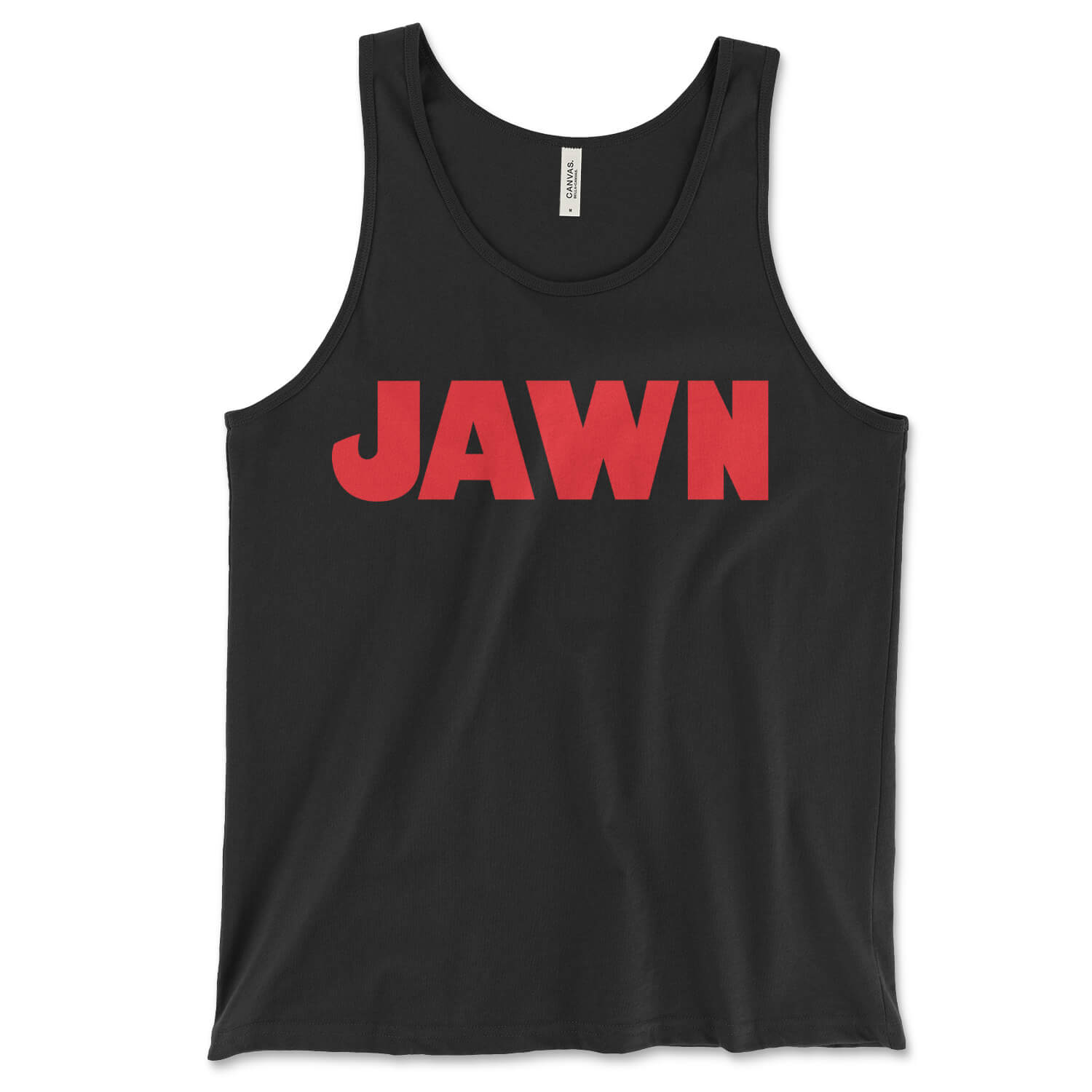 Philadelphia Philly jawn jaws black tank top from Phillygoat