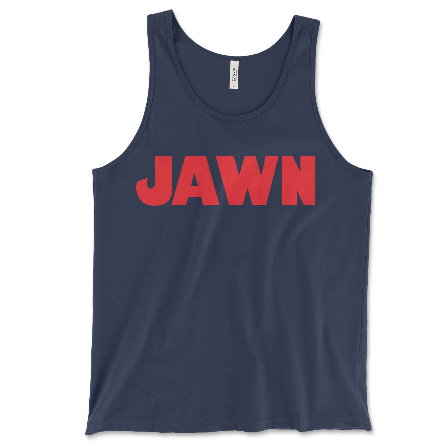 Philadelphia Philly jawn jaws navy blue tank top from Phillygoat