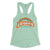 Philadelphia jawns are contagious rainbow mint green womens racerback tank top from Phillygoat