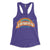 Philadelphia jawns are contagious rainbow purple womens racerback tank top from Phillygoat