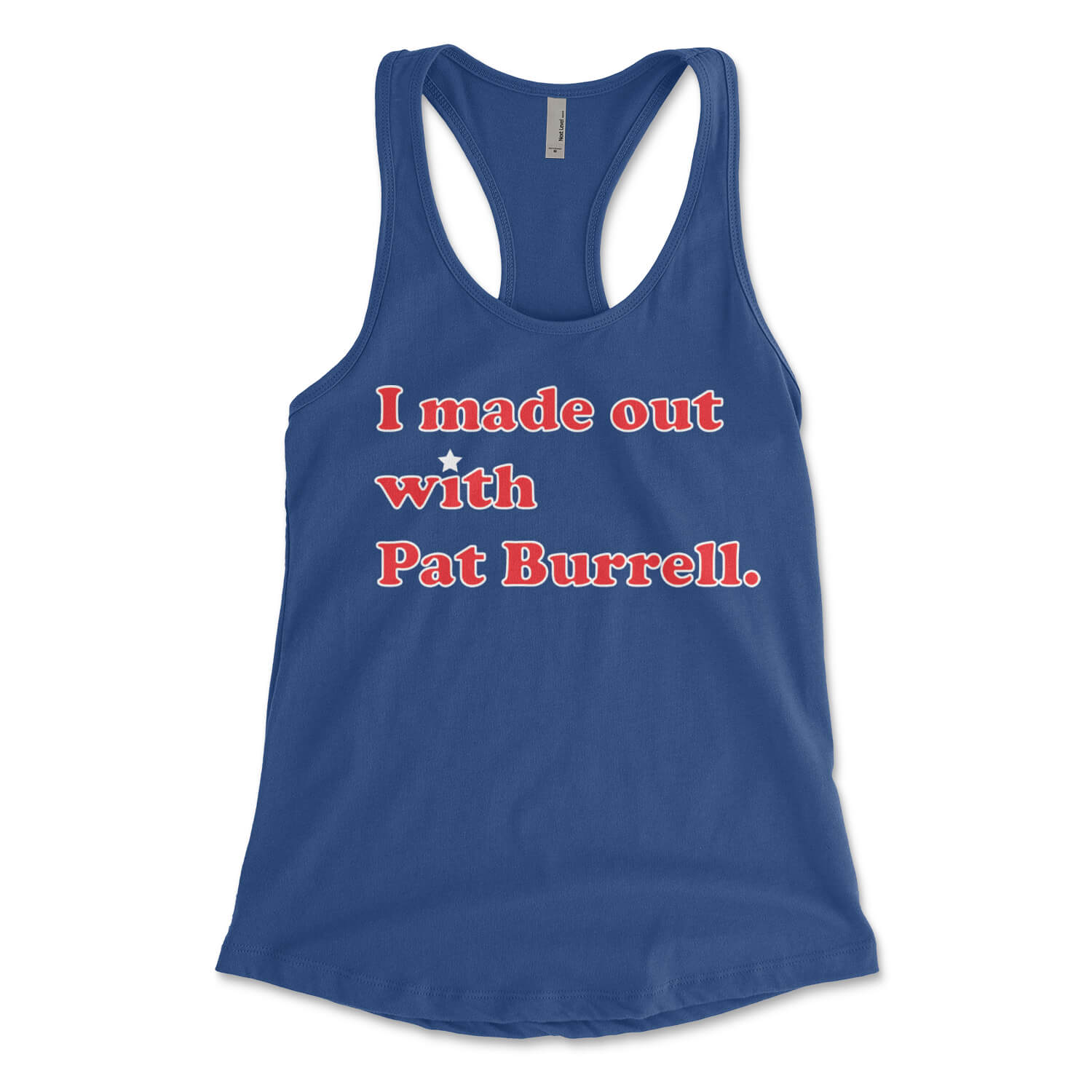 I Made Out with Pat Burrell Women's Tank Top Tank Top DTG,meta-size-chart-phillygoat-womens-tank-top-next-level-1533-ladies-ideal-racerback-tank-sizing-chart,Slim fit,Tank Tops,Women's Clothing by Phillygoat – Philadelphia sports apparel
