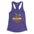 Philadelphia Philly snake tattoo on a purple womens racerback tank top from Phillygoat