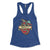 Philadelphia Philly snake tattoo on a royal blue womens racerback tank top from Phillygoat