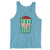 Philadelphia philly cherry italian water wooder ice design on an aqua triblend tank top from Phillygoat 