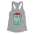 Philadelphia Philly water ice wooder ice heather grey womens racerback tank top from Phillygoat