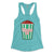 Philadelphia Philly water ice wooder ice tahiti blue womens racerback tank top from Phillygoat