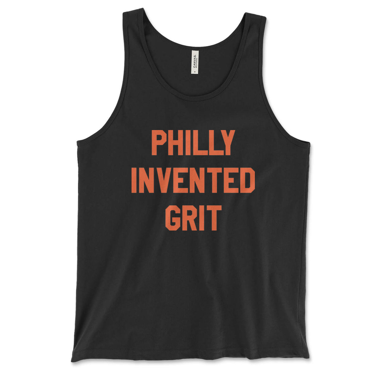 philly invented grit philadelphia flyers black phillygoat tank top
