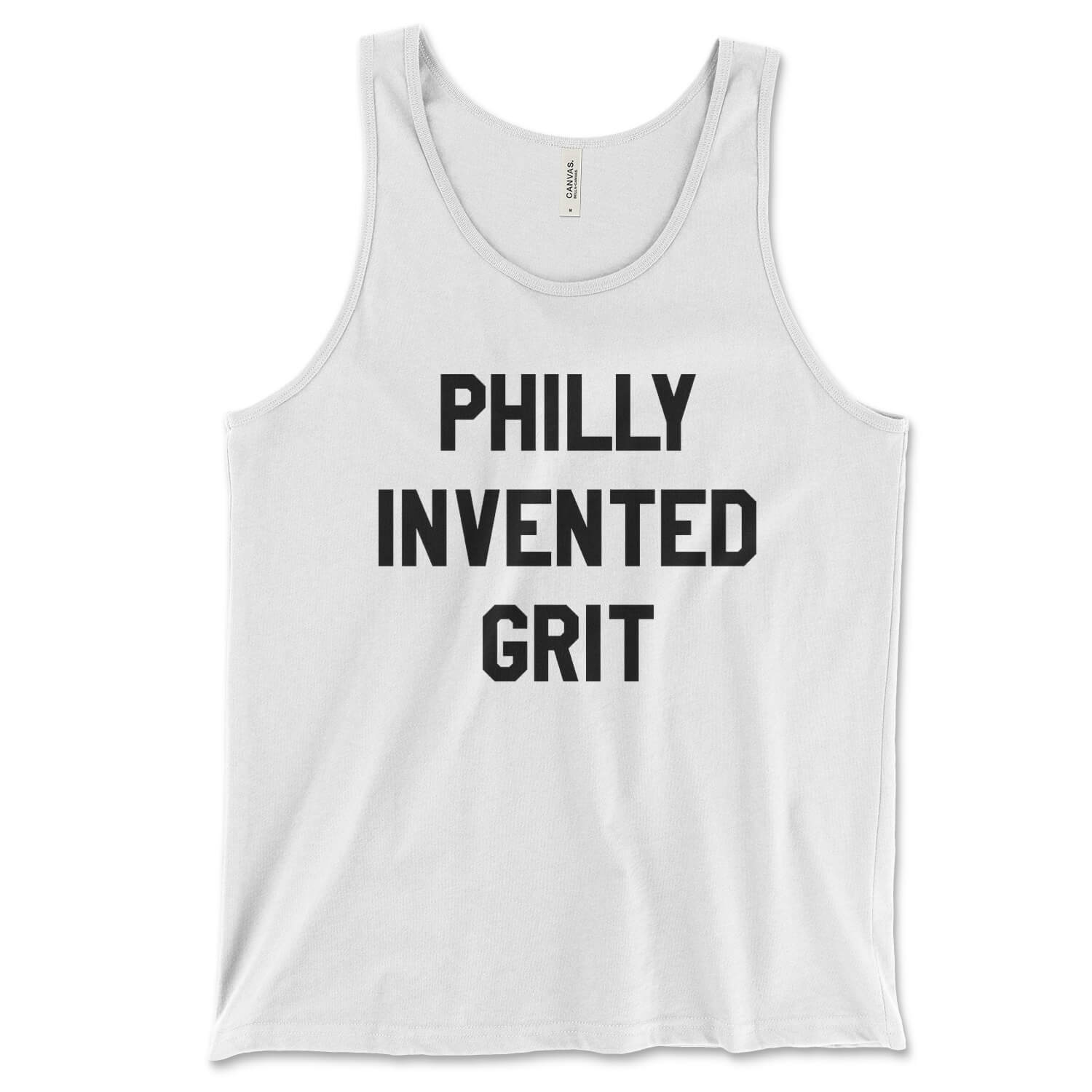 philly invented grit philadelphia flyers white phillygoat tank top