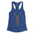 Rocky royal blue womens racerback tank top from Phillygoat