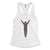 Rocky white womens racerback tank top from Phillygoat
