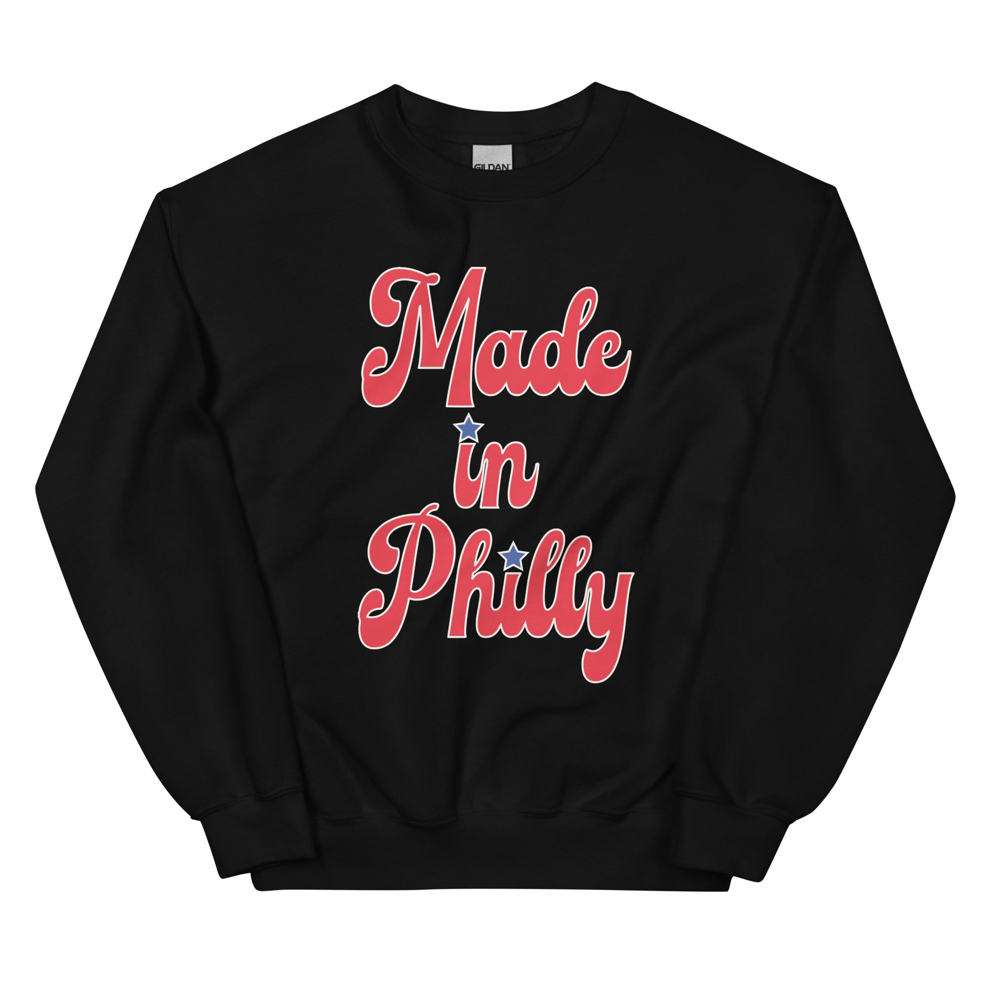 Made in Philly Philadelphia black sweatshirt Phillygoat