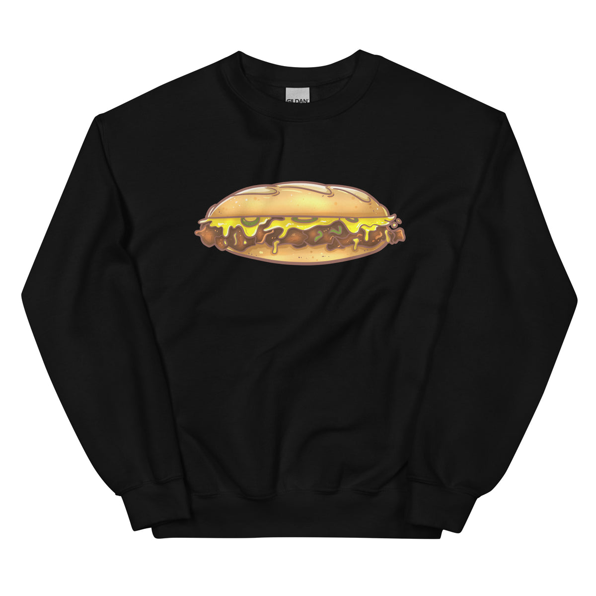 Philadelphia Philly cheesesteak black sweatshirt Phillygoat