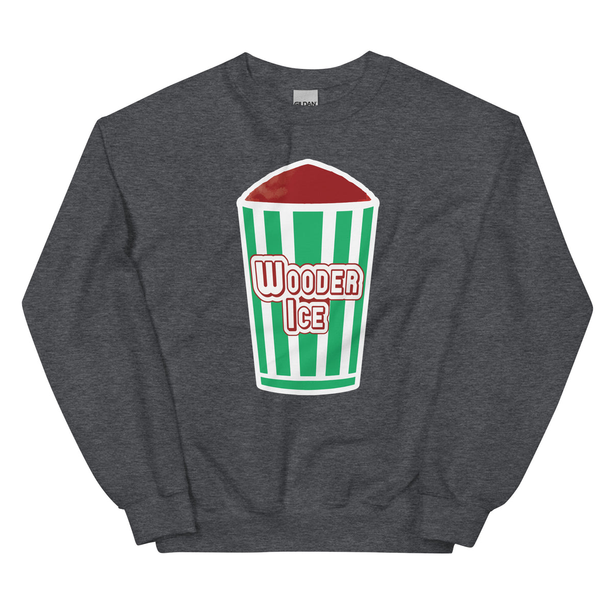 Philadelphia Philly wooder ice Rita's italian water ice dark heather grey sweatshirt Phillygoat 