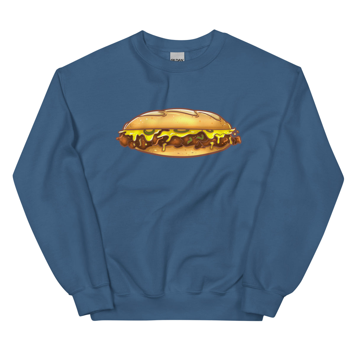Philadelphia Philly cheesesteak blue sweatshirt Phillygoat